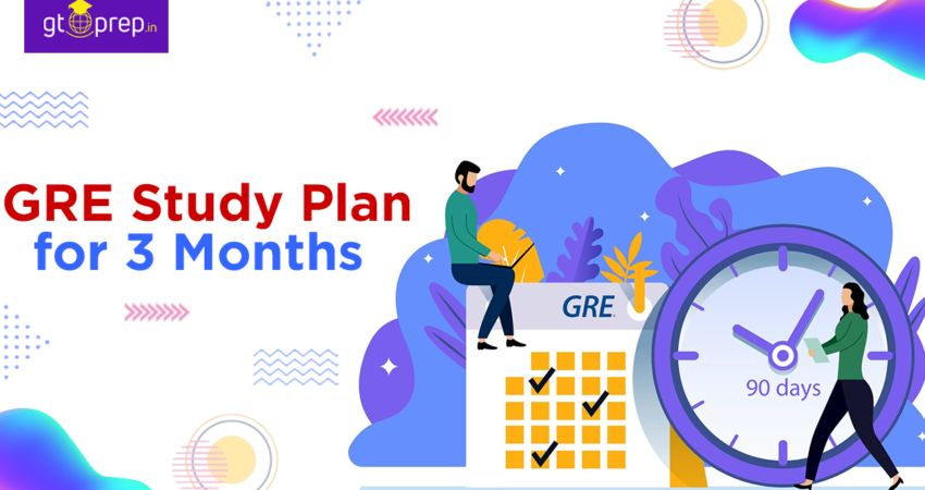 gre study plan for 3 months
